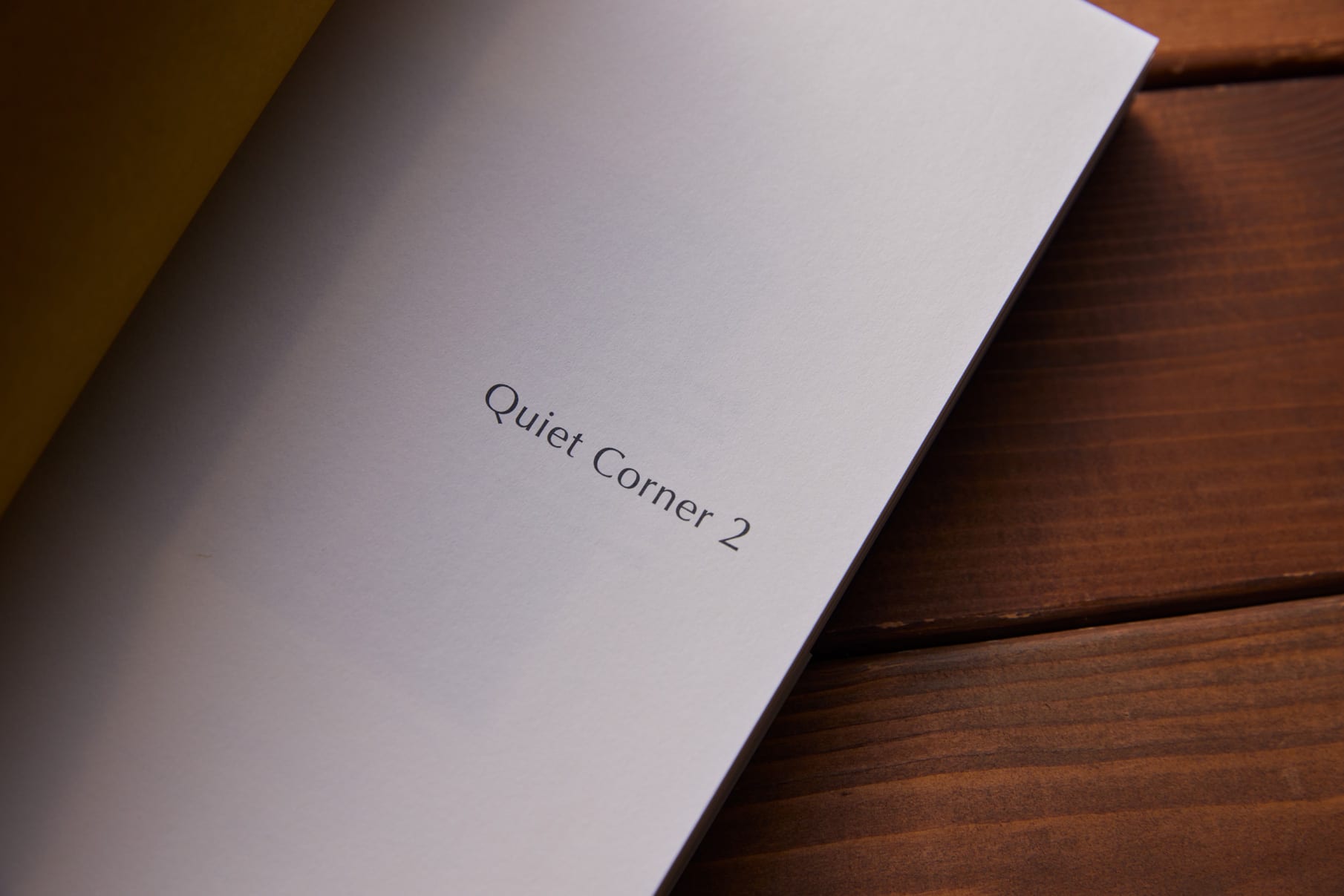 Quiet Corner 2 - Disc Guide Book 4